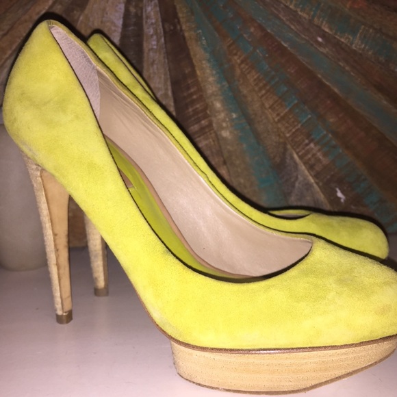 Suede stacked stiletto heels - Picture 2 of 6